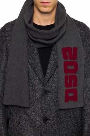 Logo-embroidered scarf, zdjęcie 2 Logo-embroidered scarf od Dsquared2